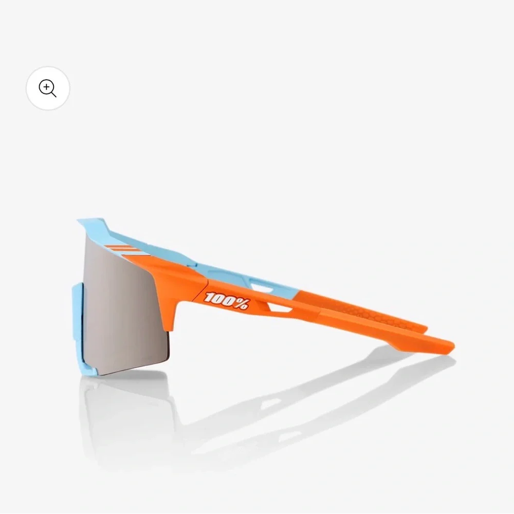 100% Percent Speedcraft Soft Tach Two Tone Baseball Sunglasses LikeNew Condition